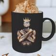 I Am Man King Powerful Dad Afro Melanin Black History Graphic Print Coffee Mug