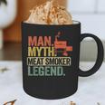 Man Myth Meat Smoker Legend Dad Grillfather BBQ Meat Smoking Graphic Print Coffee Mug