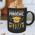 Master 2021 Graduation Graduate Masters Degree Graphic Print Coffee Mug