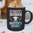 Masters Degree Graduation Art For Women Girls Masters Degree Graphic Print Coffee Mug