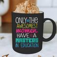 Masters In Education Degree Graduation Women MeD Graphic Print Coffee Mug