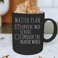 Med School Student Future Doctor Graduation Graphic Print Coffee Mug