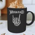 Megadad Retro 90s Hard Rock Band Heavy Metal Father's Day Graphic Print Coffee Mug