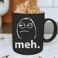 Meh Shirt Teacher Idea College Geek Graduation Tshirt Graphic Print Coffee Mug