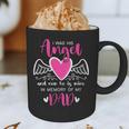 Memory Of My Dad I Was Her Angel Now She Is Mine Heaven Graphic Print Coffee Mug