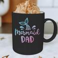 Mermaid Dad Merman Daddy Dad Family Matching Birthday Graphic Print Coffee Mug