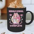 Middle School Level Complete Gaming Graduation Anime Girl Graphic Print Coffee Mug