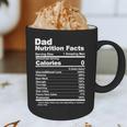 Miftees Fathers Day Tees Dad Nutrition Facts Graphic Print Coffee Mug