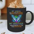I Miss My Brother My Angel In Heaven Memory Of My Brother Graphic Print Coffee Mug