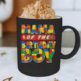 Mom And Dad Mama Birthday Boy Building Bricks Family Party Graphic Print Coffee Mug