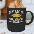 My Mom Mastered It Class Of 2026 Family Masters Graduation Graphic Print Coffee Mug