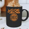 NBA New York Knicks Father's Day Just A Dad Who Loves Graphic Print Coffee Mug