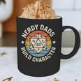 Nerdy Dads Build Character RPG Gaming Father's Day For Dad Graphic Print Coffee Mug