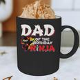 Ninja Birthday Party Dad Of The Birthday Ninja Small Graphic Print Coffee Mug