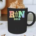 Nurse Graduation Shirt RN Est 2018 Rainbow Tshirt Graphic Print Coffee Mug
