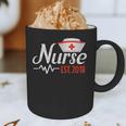Nurse Nursing School Graduation Est 2018 Shirt Graphic Print Coffee Mug