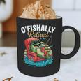 O'Fishally Retired Fishing Retirement Fisherman Dad Graphic Print Coffee Mug