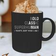 Old Man Gag Dad Father's Day Husband Birthday Grandpa Graphic Print Coffee Mug