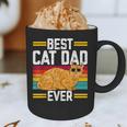 Orange Cat Best Cat Dad Ever Orange Tabby Cat Graphic Print Coffee Mug