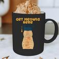 Orange Tabby Cat Graduation Distressed Shirt For Grads For Men Women Girls Kids Graphic Print Coffee Mug