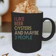Oysters And Beer Lovers Introvert Quote Vintage Retro Graphic Print Coffee Mug Oysters And Beer Lovers Introvert Quote Vintage Retro Graphic Print Coffee Mug
