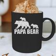 Papa Bear Two Cubs Shirt Daddy Bear Twin Tshirt Papa 2 Kids Graphic Print Coffee Mug