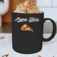 Papa Slice Pizza Belly Expectant Dad Pizza Pregnancy Reveal Graphic Print Coffee Mug
