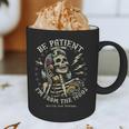 Be Patient With Me I'm From The 1900s Skeleton Women Graphic Print Coffee Mug