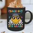 Peace Out 5th Grade Graduation Last Day Of School Graphic Print Coffee Mug