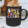 Peace Out Third 3rd Grade Graduation Graduate Class Of 2025 Graphic Print Coffee Mug