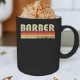 Personal Christmas Retro Vintage Graduation BARBER Job Title Profession Birthday Worker Idea Graphic Print Coffee Mug