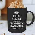 Personalized Keep Calm Graduation Christmas Team PROPERTY MANAGER Job Title Profession Birthday Graphic Print Coffee Mug
