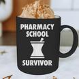 Pharmacy School Survivor PharmD Graduation T-Shirt Graphic Print Coffee Mug