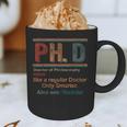 PHD Definition Doctor Of Philosophy Degree Graduation Graphic Print Coffee Mug
