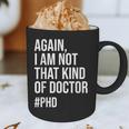 PHD Doctorate Phinished Doctoral Degree PHD Graduation Graphic Print Coffee Mug