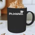 PhD Graduation Doctorate Degree Graduate PhinisheD Graphic Print Coffee Mug