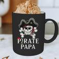 Pirate Papa Costume Jolly Roger Crossbones Pirate Dad Graphic Print Coffee Mug