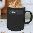 Play Cars On Dad's Back Mat Road Car Race Track ON Back Graphic Print Coffee Mug