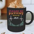 Please Be Patient With Me I'm From The 1900s Heart Beat Graphic Print Coffee Mug