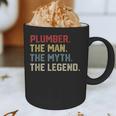 Plumber The Man The Myth The Legend Dad Hero Graphic Print Coffee Mug