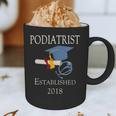 Podiatrist Established 2018 Med School Graduation Shirt Graphic Print Coffee Mug