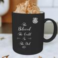 Police Academy Graduation She Believed She Could So She Did Graphic Print Coffee Mug