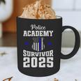 Police Academy Survivor 2025 Graduation Police School Graphic Print Coffee Mug