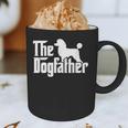 Poodle The Dogfather Cool Dog Daddy Dad Papa Father Men Kids Graphic Print Coffee Mug