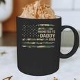 Promoted To Daddy Est 2026 Camo USA Flag New Dad 2026 Graphic Print Coffee Mug