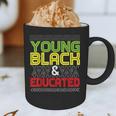 Proud African American Educated Graduation Graphic Print Coffee Mug