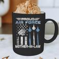Proud Air Force Mother-In-Law US Air Force Graduation Graphic Print Coffee Mug