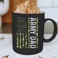 Proud Army Dad United States USA Flag For Father's Day Graphic Print Coffee Mug