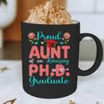 Proud Aunt Of An Amazing PhD Graduate Family Graduation Graphic Print Coffee Mug