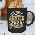 Proud Auntie Of A Class Of 2025 Graduate Senior Graduation Graphic Print Coffee Mug